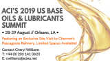 US Base Oils and Lubricants Summit 2019