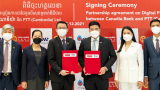 Cambodia: PPT partners up with Canadia Bank for digital payment system