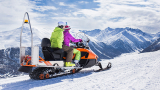 Need to quickly refuel your snowmobile or snow plough?