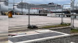 Fibrelite design & supply custom lightweight F900 load rated GRP trench covers for UK container port cable pit upgrade