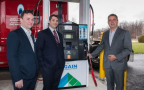 Quebec's officials salute opening of first public CNG station