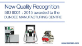 Dover Fueling Solutions Awarded ISO Quality Management Certification for Dundee Manufacturing Facility