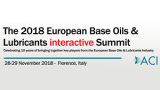 European Base Oils & Lubricants interactive Summit 2018