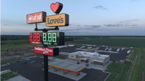Love’s adds Illinois travel stop, upgrades stores in Oklahoma and Kansas