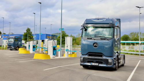 Shell to support Amazon's electric truck fleet in Germany