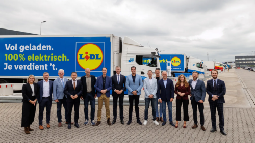 Lidl completes EV charging network for store deliveries in the Netherlands