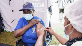South Africa: Truck drivers get vaccinated at Engen station